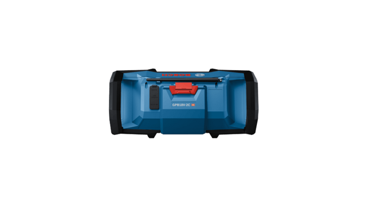 Bosch BOS-GPB18V-2CN 18V Compact Jobsite Radio with Bluetooth 5.0