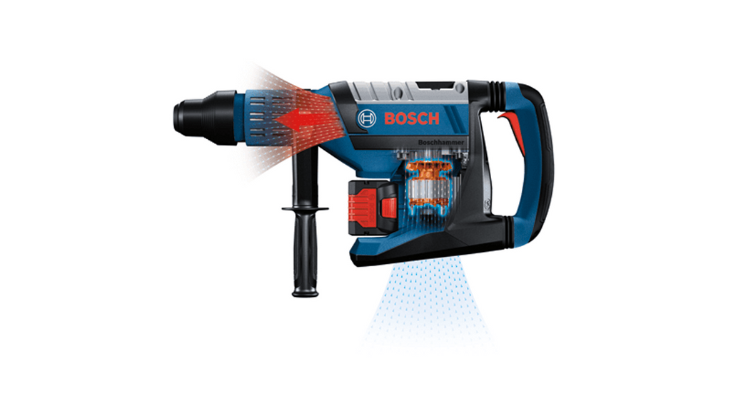 Bosch BOS-GBH18V-45CK24 PROFACTOR 18V Hitman Connected-Ready SDS-Max 1-7/8in Rotary Hammer 2x CORE18V 8.0Ah Kit