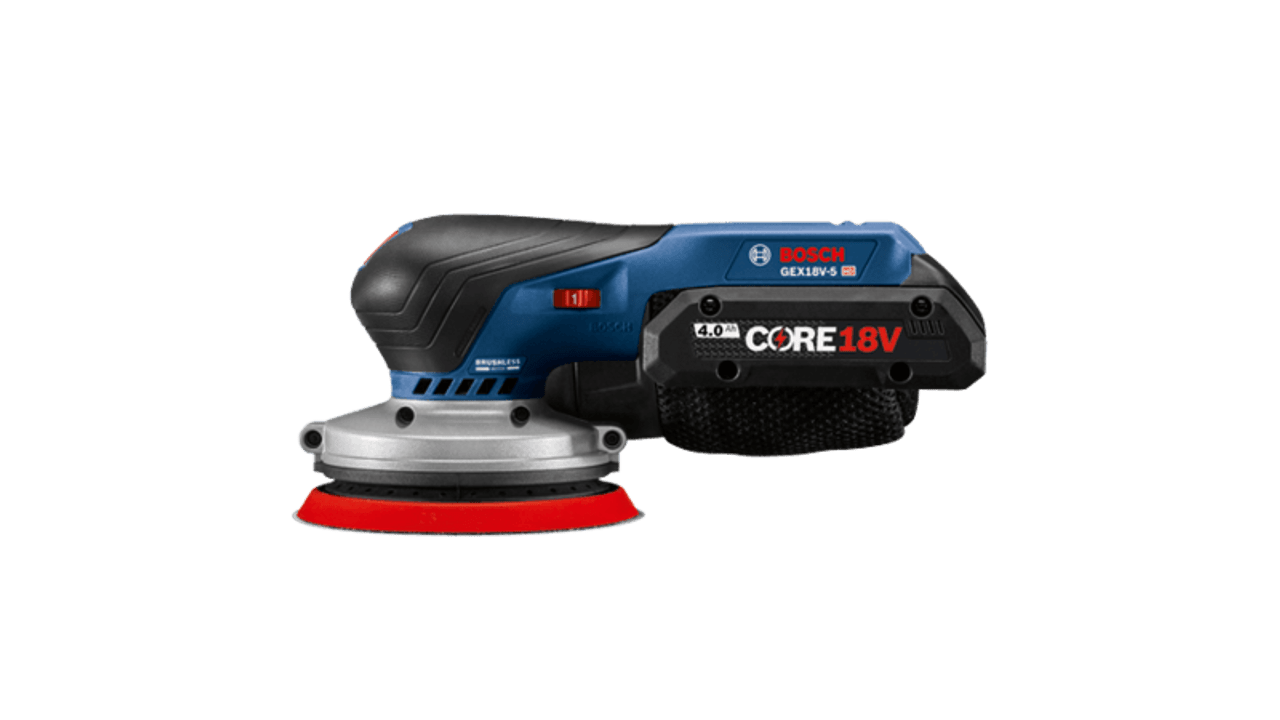 Bosch BOS-GEX18V-5N 18V Brushless 5 in. Random Orbit Sander (Bare Tool)