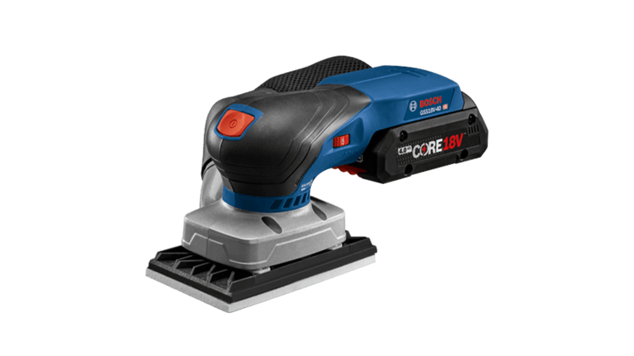 Bosch BOS-GSS18V-40N 18V 1/4in Sheet Orbital Finishing Sander (Bare Tool)