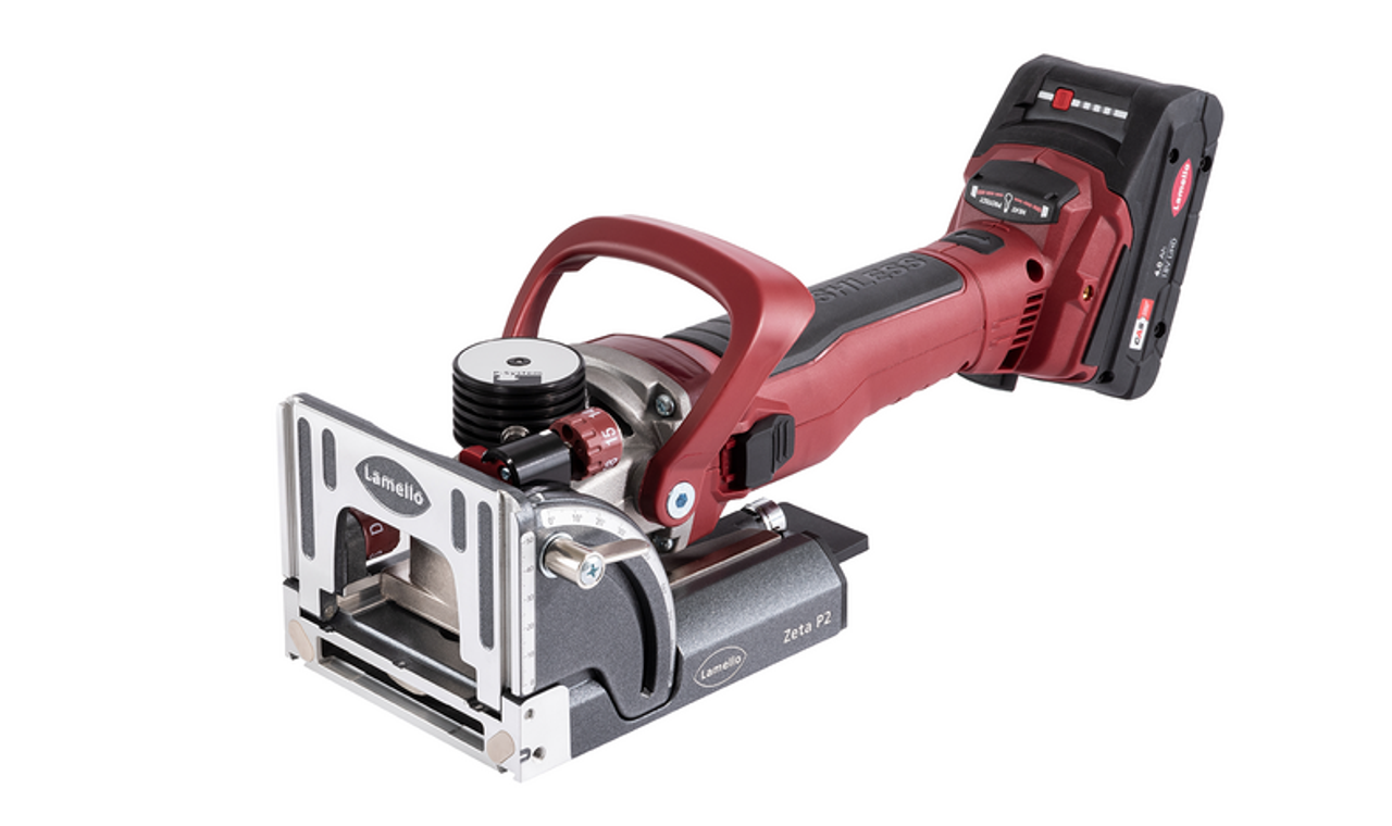 Lamello LAM-101801USSD Zeta P2 Cordless Biscuit Joiner with Diamond Blade Kit