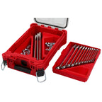 Milwaukee MIL-48-22-9484 15PC SAE Combination Wrench Set with PACKOUT Compact Organizer