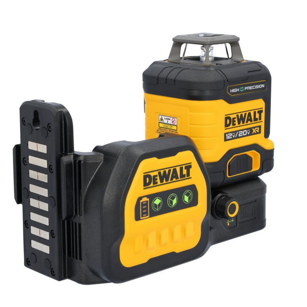 DEWALT DEW-DCLE34033D1 20V MAX XR 3 x 360 High Precision Green Laser Level 2.0Ah Kit