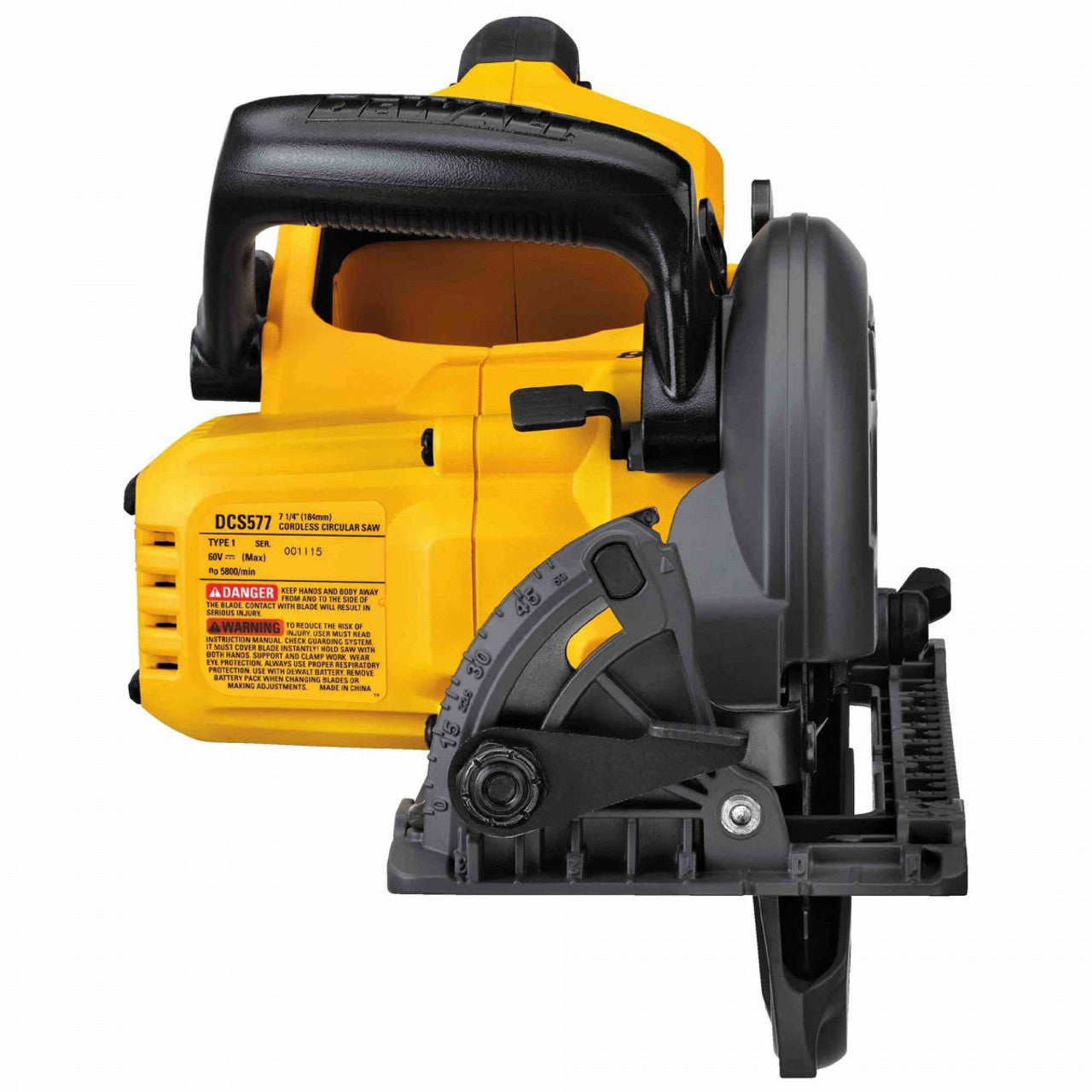 DEWALT DEW-DCS577B Flexvolt 60V MAX 7-1/4 in Brushless Worm Drive Style Saw (Bare Tool)