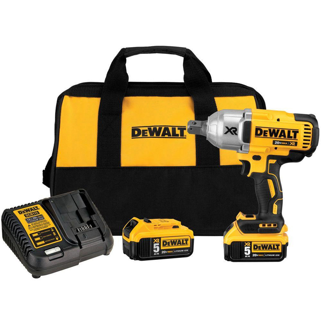 DEWALT DEW-DCF897P2 20v MAX XR High Torque 3/4in Impact Wrench 5.0ah Kit