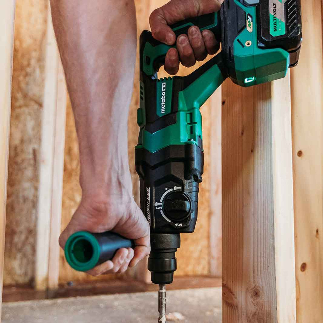 Metabo-HPT HPT-DH3628DDQ4M 36V MultiVolt 1-1/8in SDS Plus D-Handle Rotary Hammer (Bare Tool)