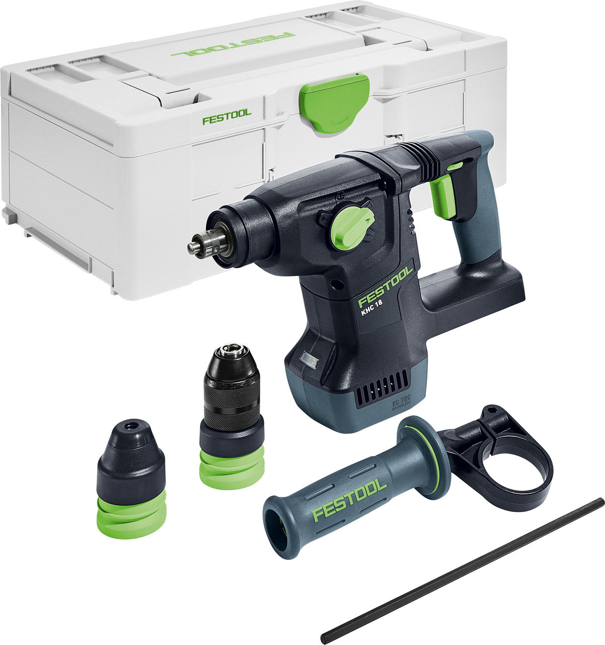Festool FES-577450 Brushless Cordless Rotary Hammer Drill KHC 18 EB-Basic