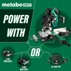 Metabo-HPT HPT-C3607DRAQ4M 36V MultiVolt 7-1/4in Dual Bevel Sliding Miter Saw (Tool Body Only)