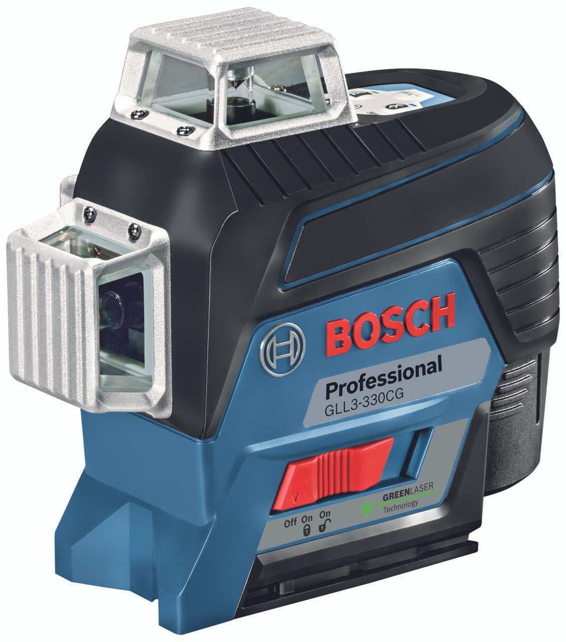 Bosch BOS-GLL3-330CG 360 Degree Connected Green-Beam Three-Plane Leveling Kit (Charger + Battery + Case)