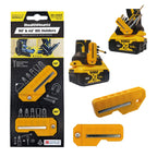 StealthMounts SM-BH-DW-4590-YLW 45° & 90° Magnetic Bit Holder for Dewalt XR & Flexvolt Tools Yellow 2-Pack