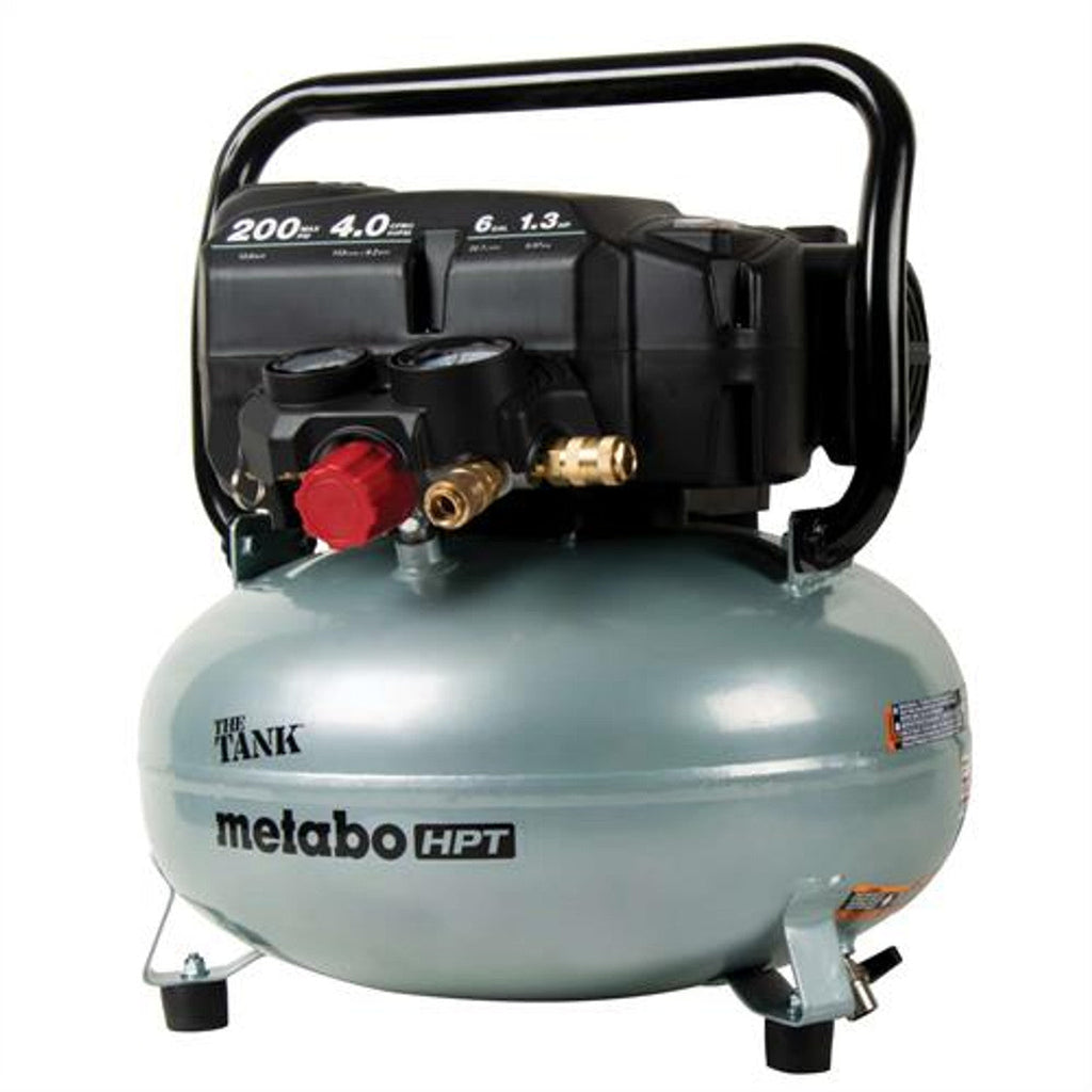 Metabo-HPT HPT-EC914SM THE TANK 6-Gallon High Capacity Pancake Air Compressor