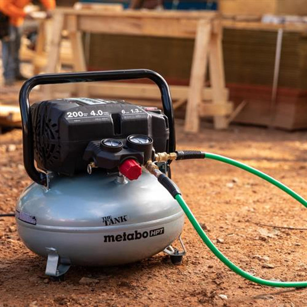 Metabo-HPT HPT-EC914SM THE TANK 6-Gallon High Capacity Pancake Air Compressor