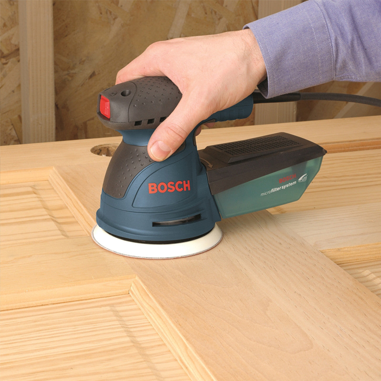 Bosch BOS-ROS20VSK 5in Palm Random Orbit Sander/Polisher