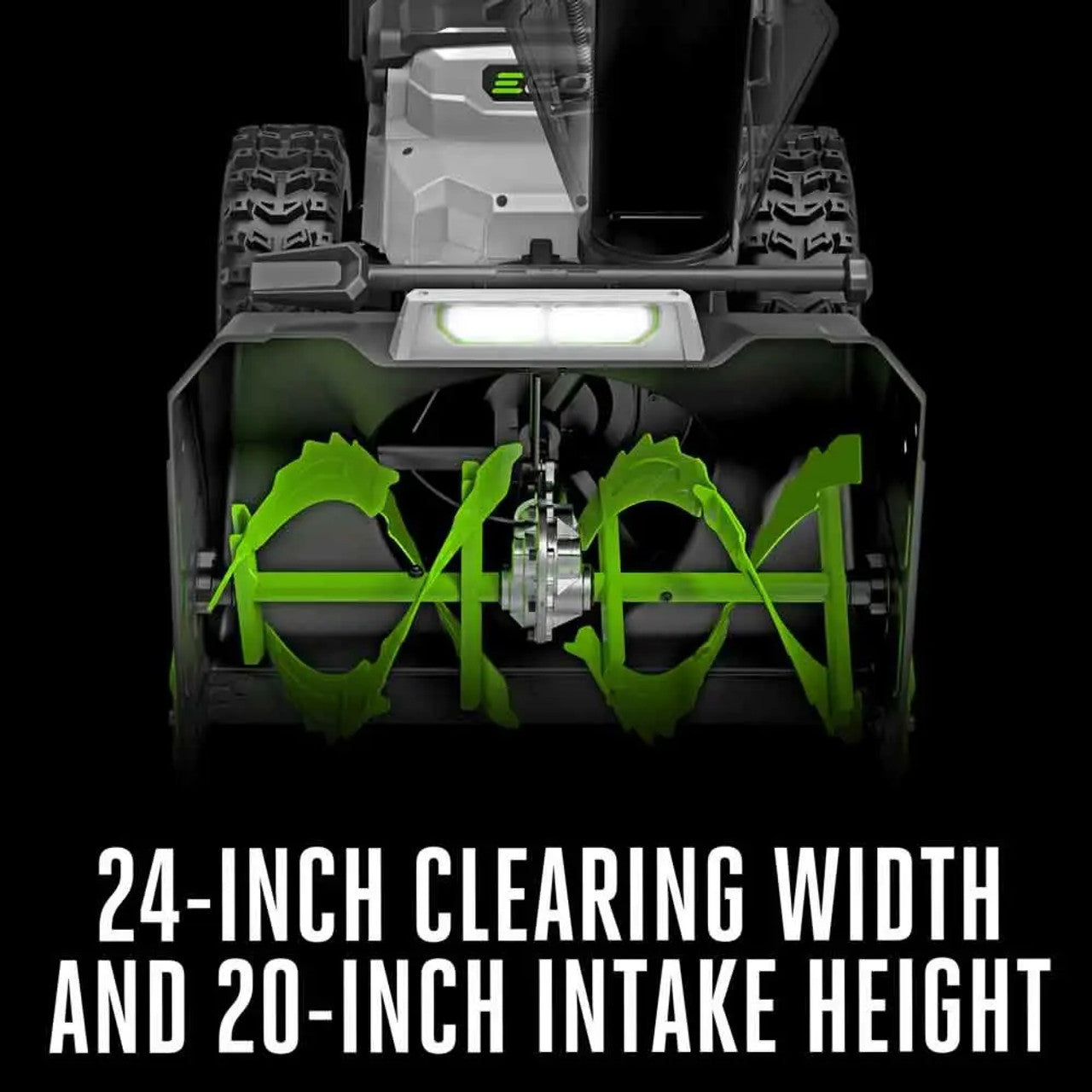 EGO Power EGO-SNT2416 24in Deluxe 2-Stage Snow Blower 2 x 10Ah Kit