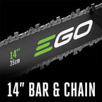 EGO Power EGO-CS1400 14in Brushless Chainsaw Bare Tool