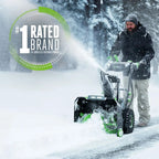 EGO Power EGO-SNT2406-4 POWER+ 24in Self-propelled 2-stage Snow Blower With Peak Power with (2) 700w Turbo Charger and (4) 10.0Ah Battery Kit
