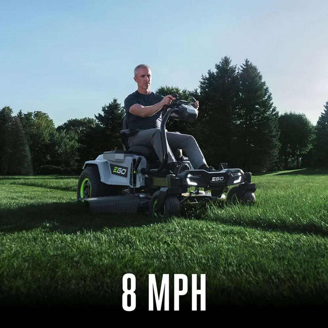 EGO Power EGO-ZT4205S POWER+ 56V Brushless 42in Zero Turn Riding Mower 4x 12.0Ah Kit