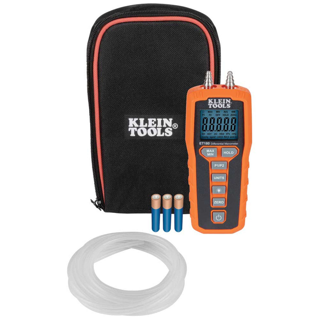 Klein KLE-ET180 Digital Differential Manometer