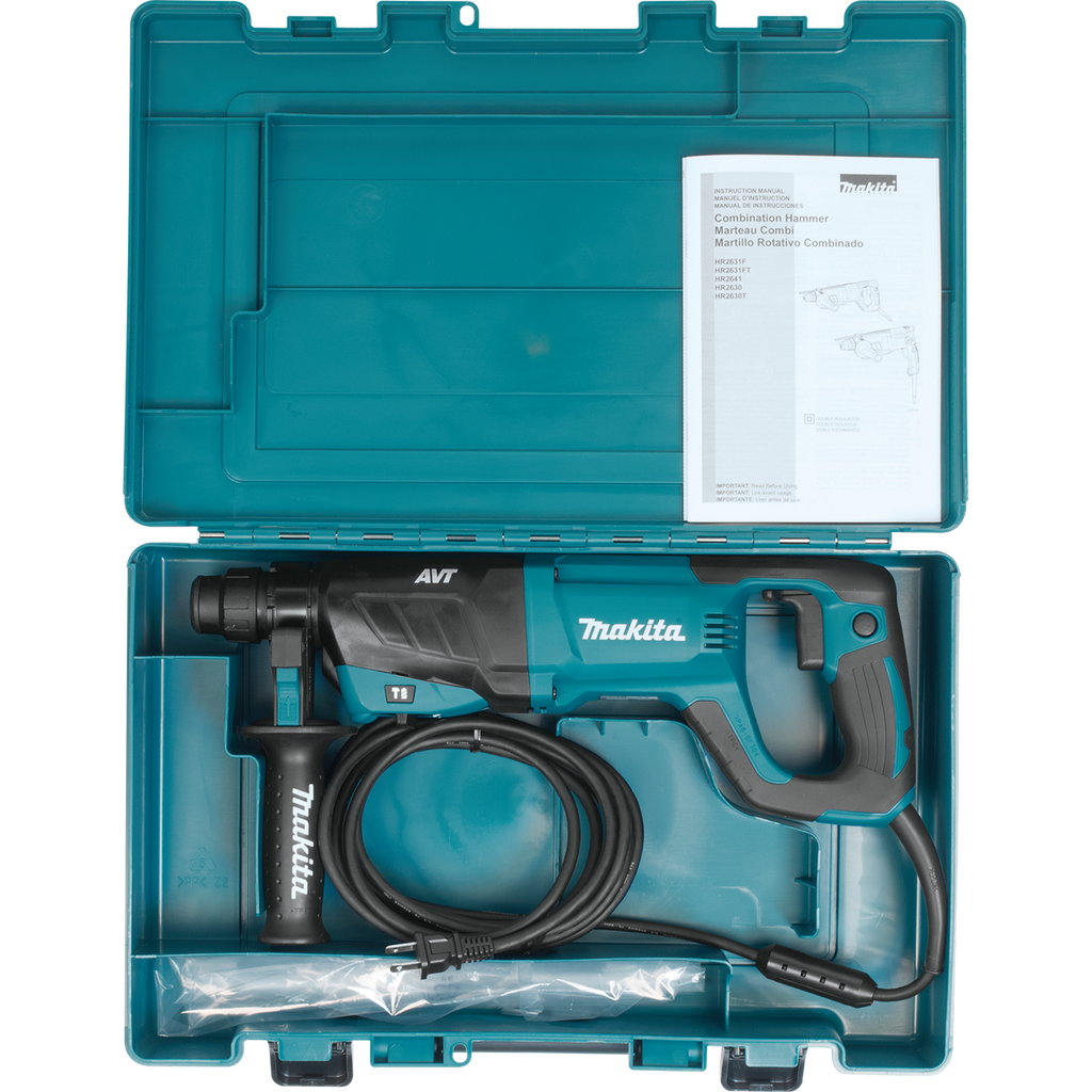 Makita MAK-HR2641 1in AVT SDS Plus D-Handle Rotary Hammer