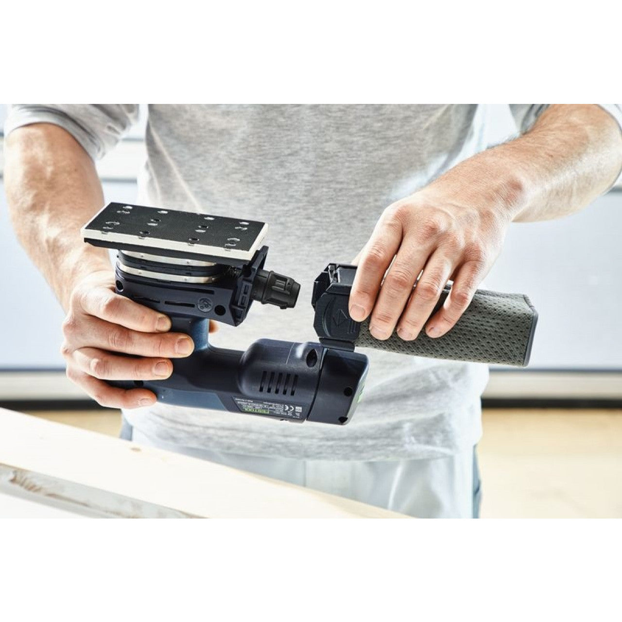 Festool FES-576346 RTSC 400 18V Brushless Hybrid Cordless Sander Basic