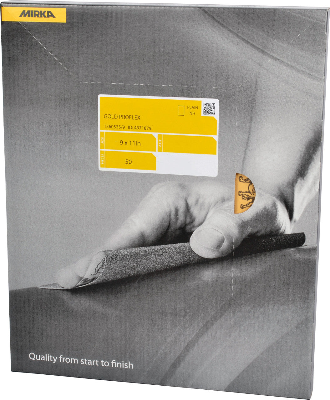 Mirka Abrasives MIR-23-104-5PK 5pk 9 x 11in Gold Pro-Flex Abrasives