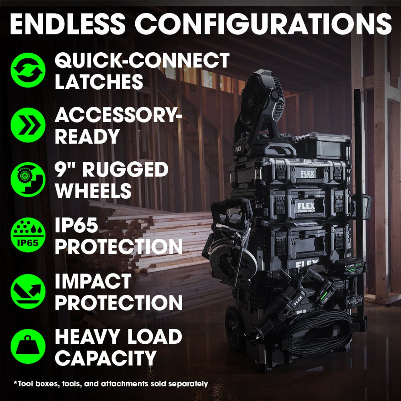 FLEX FL-FS1601 STACK PACK Battery Holder Attachment Mod