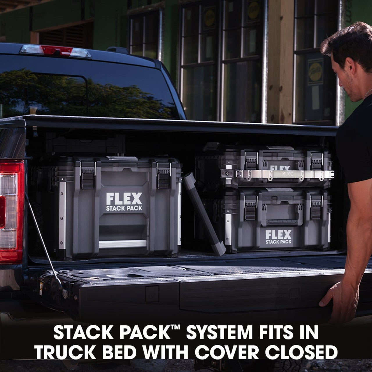 FLEX FL-FSM1101-3 STACK PACK 3in1 Tool Box
