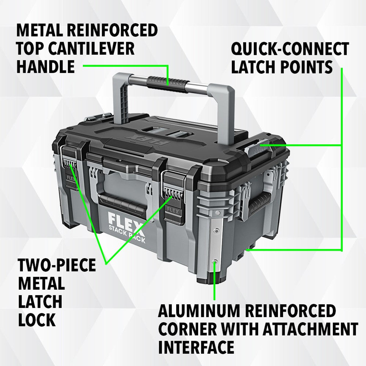 FLEX FL-FS1102 STACK PACK - Medium Tool Box