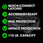 FLEX FL-FS1103 STACK PACK - Suitcase Tool Box