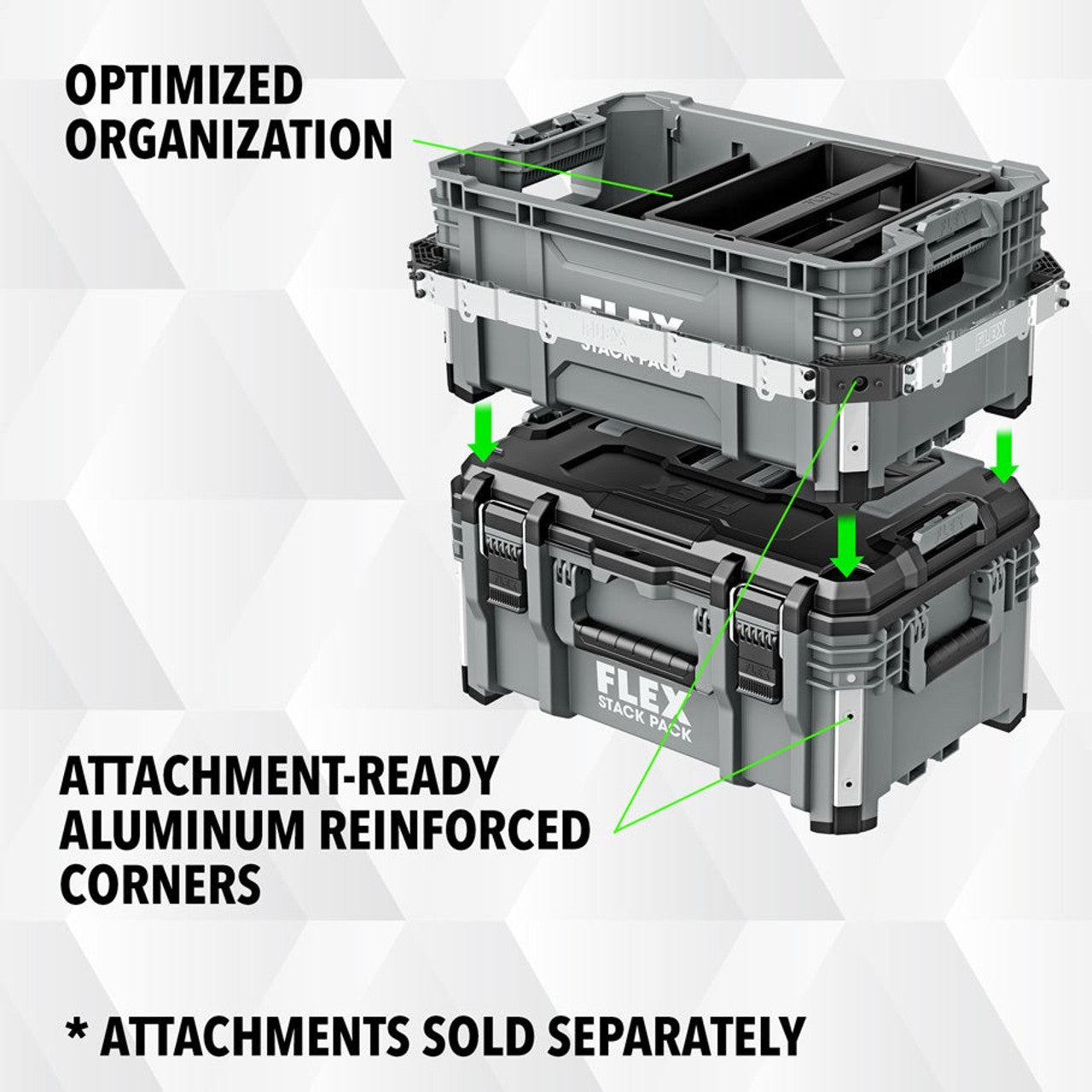 FLEX FL-FS1104 STACK PACK - Open Crate