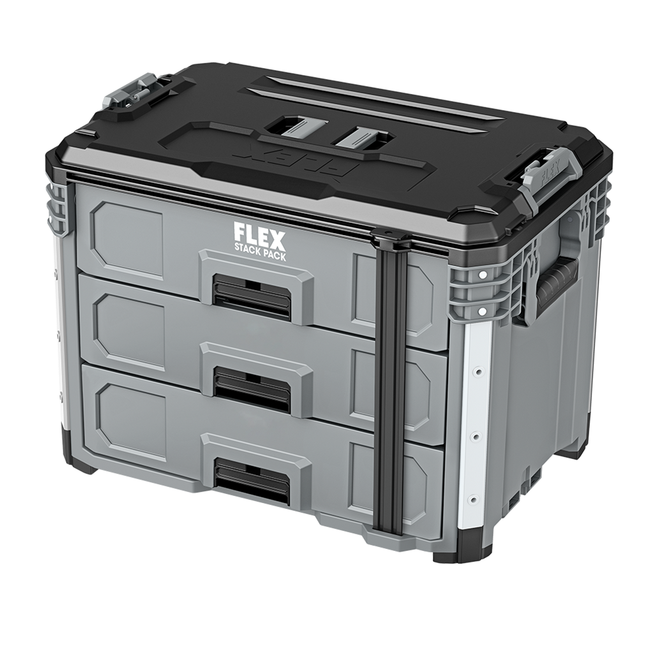 FLEX FL-FS1105 STACK PACK - 3-Drawer Tool Box
