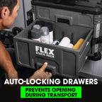 FLEX FL-FS1106 STACK PACK - 2-Drawer Tool Box