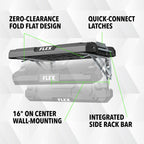 FLEX FL-FS1502 STACK PACK Folding Rack Shelf