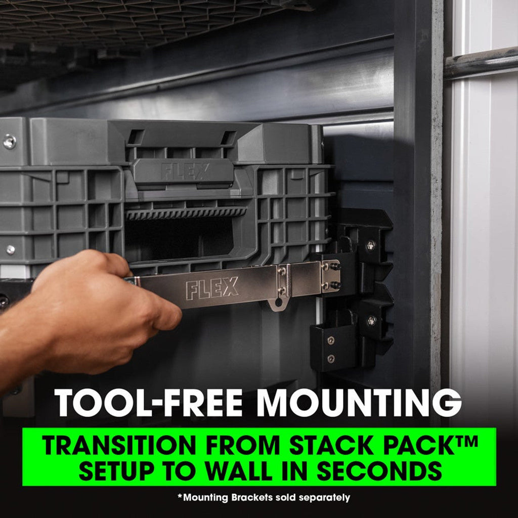 FLEX FL-FS1503-2 STACK PACK Wall-Mount Rack Rail 2-Pack