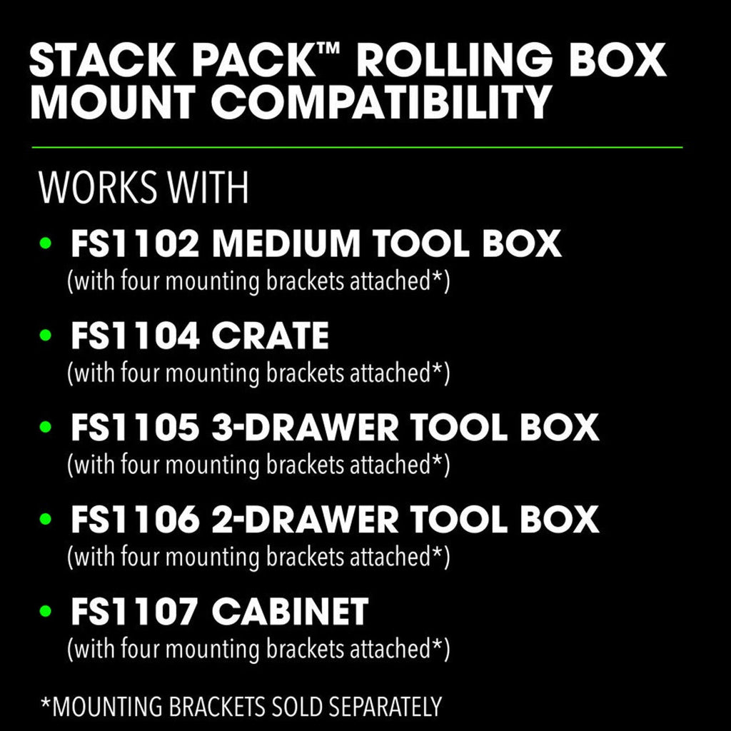 FLEX FL-FS1504 STACK PACK - Rolling Tool Box Mount