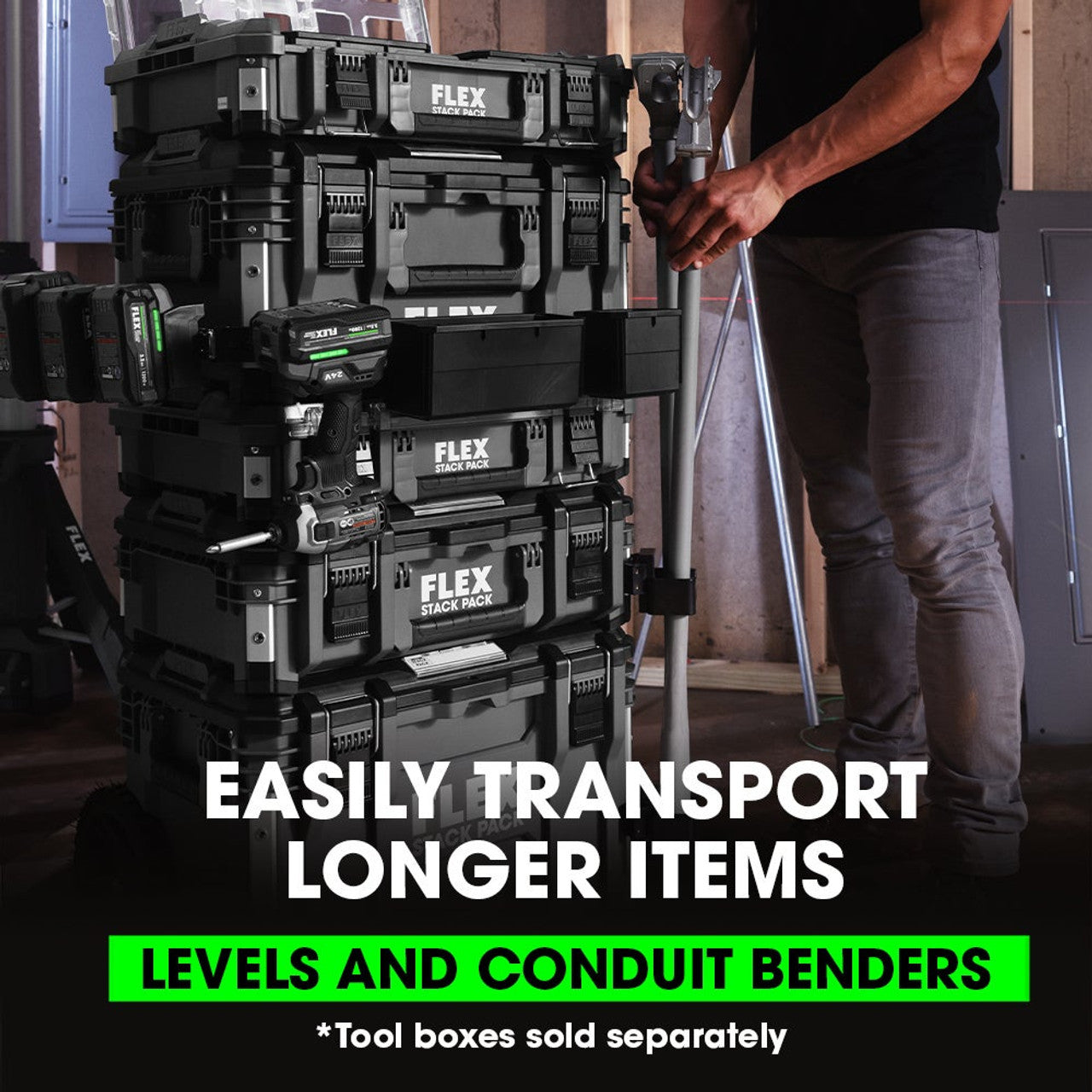 FLEX FL-FS1602 STACK PACK Level Holder Attachment Mod
