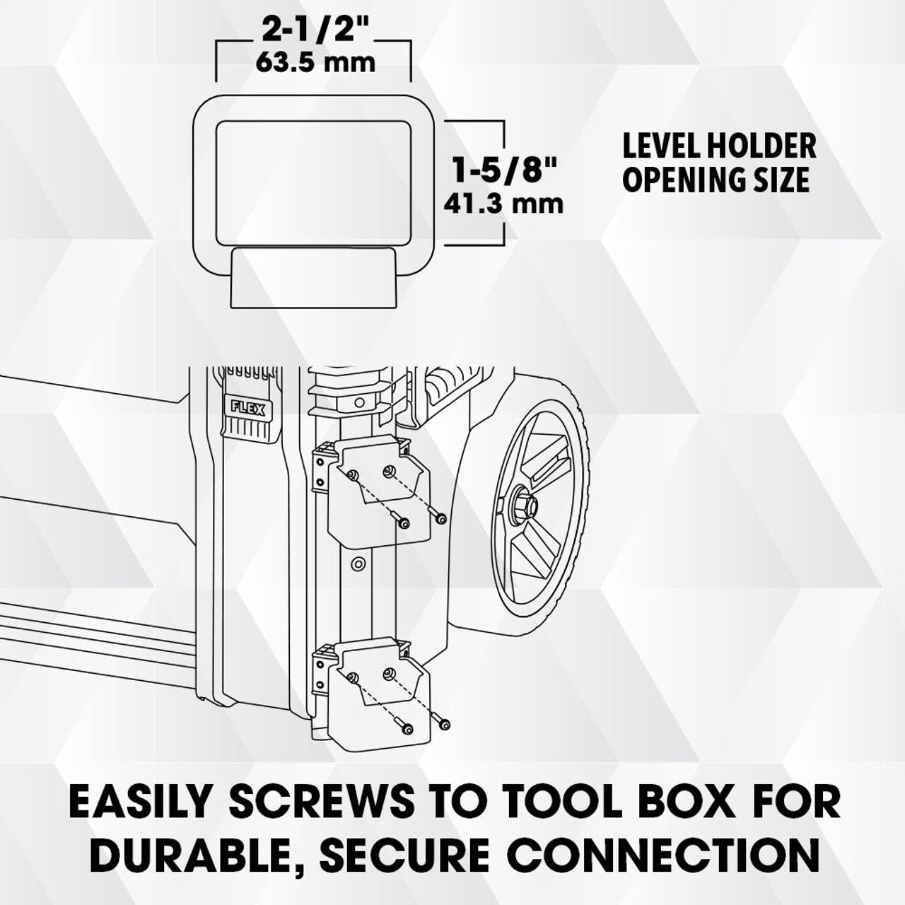 FLEX FL-FS1602 STACK PACK Level Holder Attachment Mod