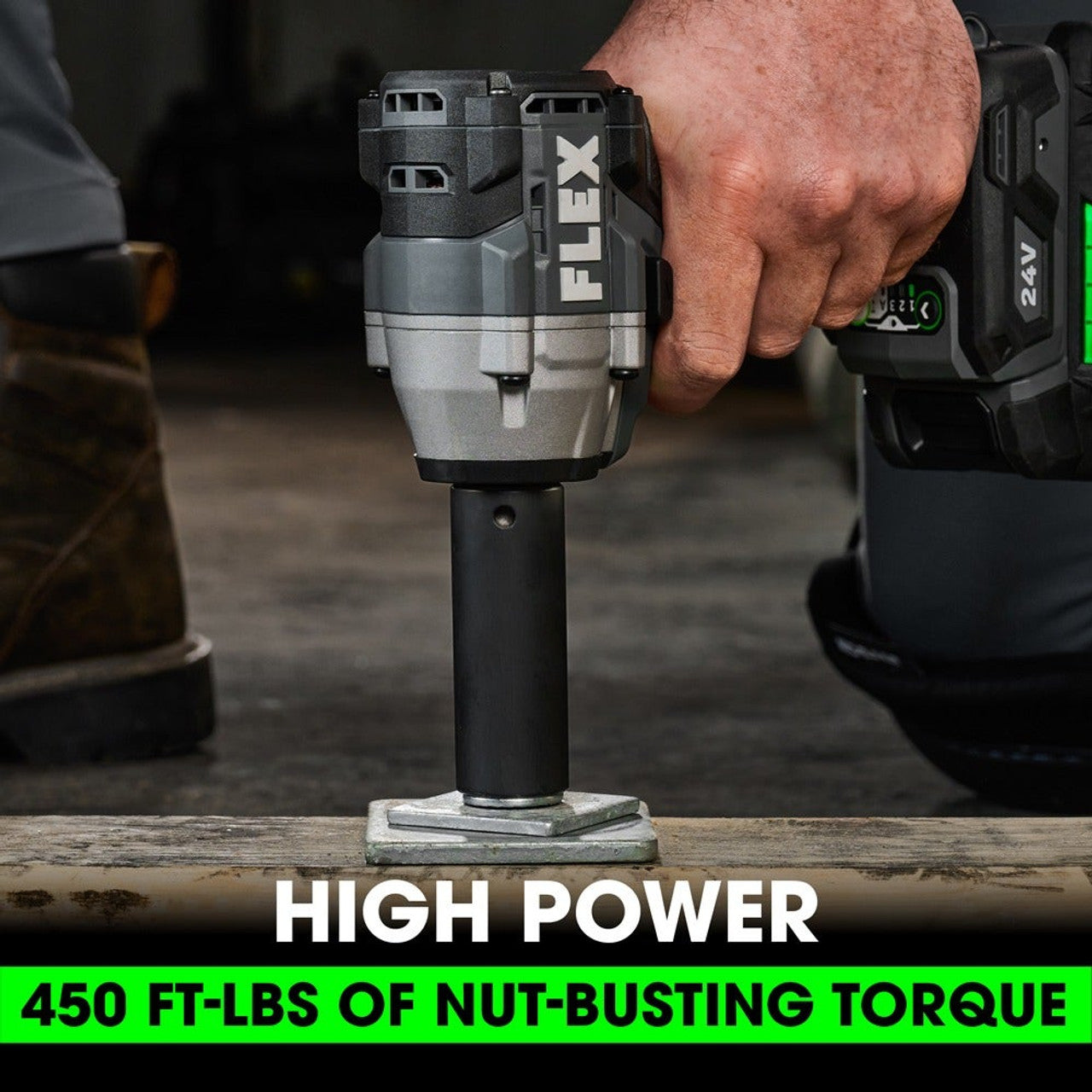 FLEX FL-FX1431-1F 24V 1/2in Compact Size Impact Wrench Stacked Lithium 3.5Ah Kit