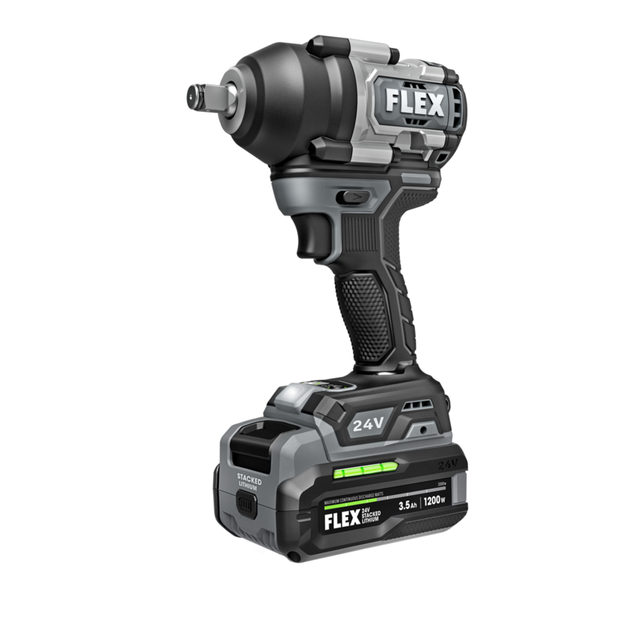 FLEX FL-FX1451-1F 24V 1/2in Mid Torque Impact Wrench Stacked Lithium 3.5Ah Kit