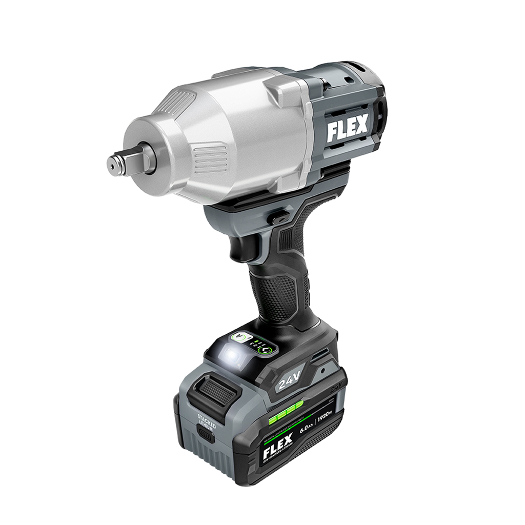 FLEX FL-FX1471-1C 24V 1/2in High Torque Impact Wrench 5.0Ah Kit