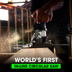 FLEX FL-FX2131A-1C 24V 6-1/2in In-Line Circular Saw 5.0Ah Kit