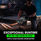 FLEX FL-FX2141R-1J 24V 7-1/4in Rear Handle Saw Circular Saw Stacked Lithium 10.0Ah Kit