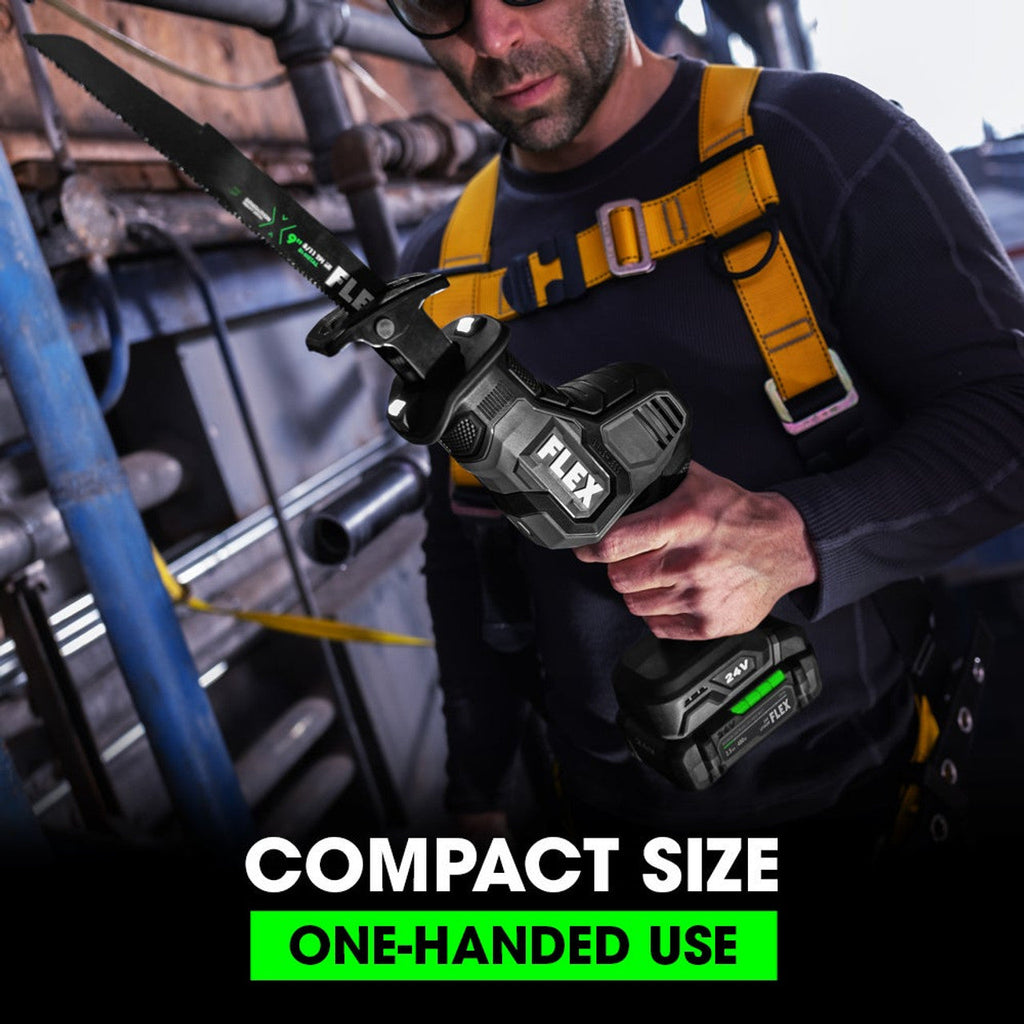 FLEX FL-FX2241-1A 24V One-Handed Reciprocating Saw 2.5Ah Kit