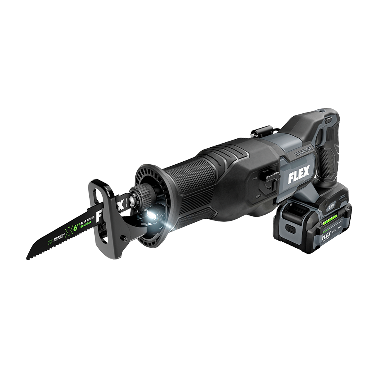 FLEX FL-FX2271-1C 24V Reciprocating Saw 5.0Ah Kit