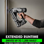 FLEX FL-FX4311B-1A 24V 15GA Angled Nailer 2.5Ah Kit