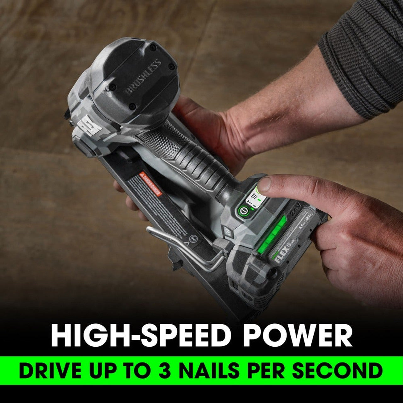 FLEX FL-FX4311B-Z 24V 15GA Angled Nailer Bare Tool
