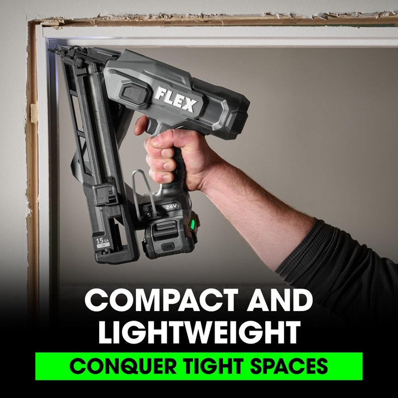 FLEX FL-FX4311B-Z 24V 15GA Angled Nailer Bare Tool