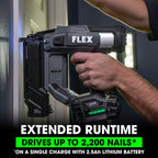 FLEX FL-FX4331-1A 24V 18GA Brad Nailer 2.5Ah Kit