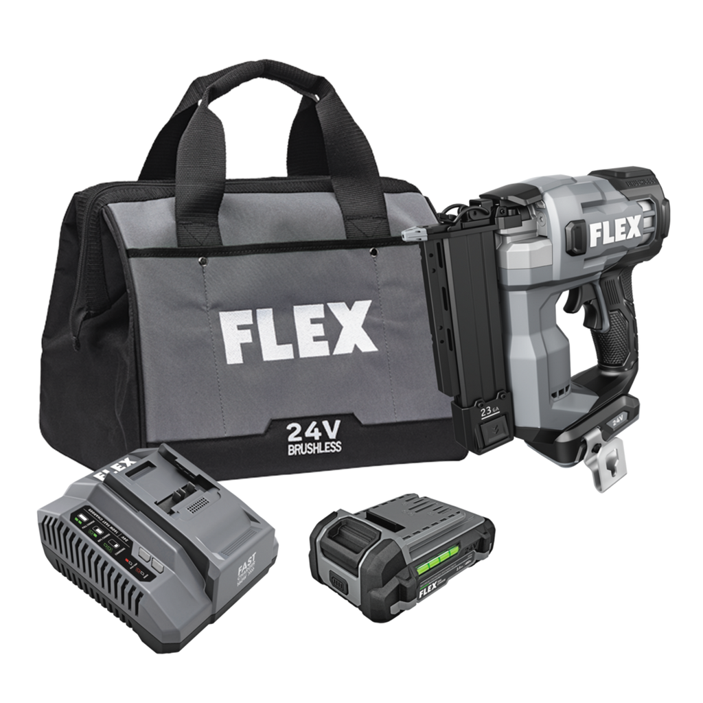 FLEX FL-FX4341-1A 24V 23Ga Pin Nailer 2.5Ah Kit