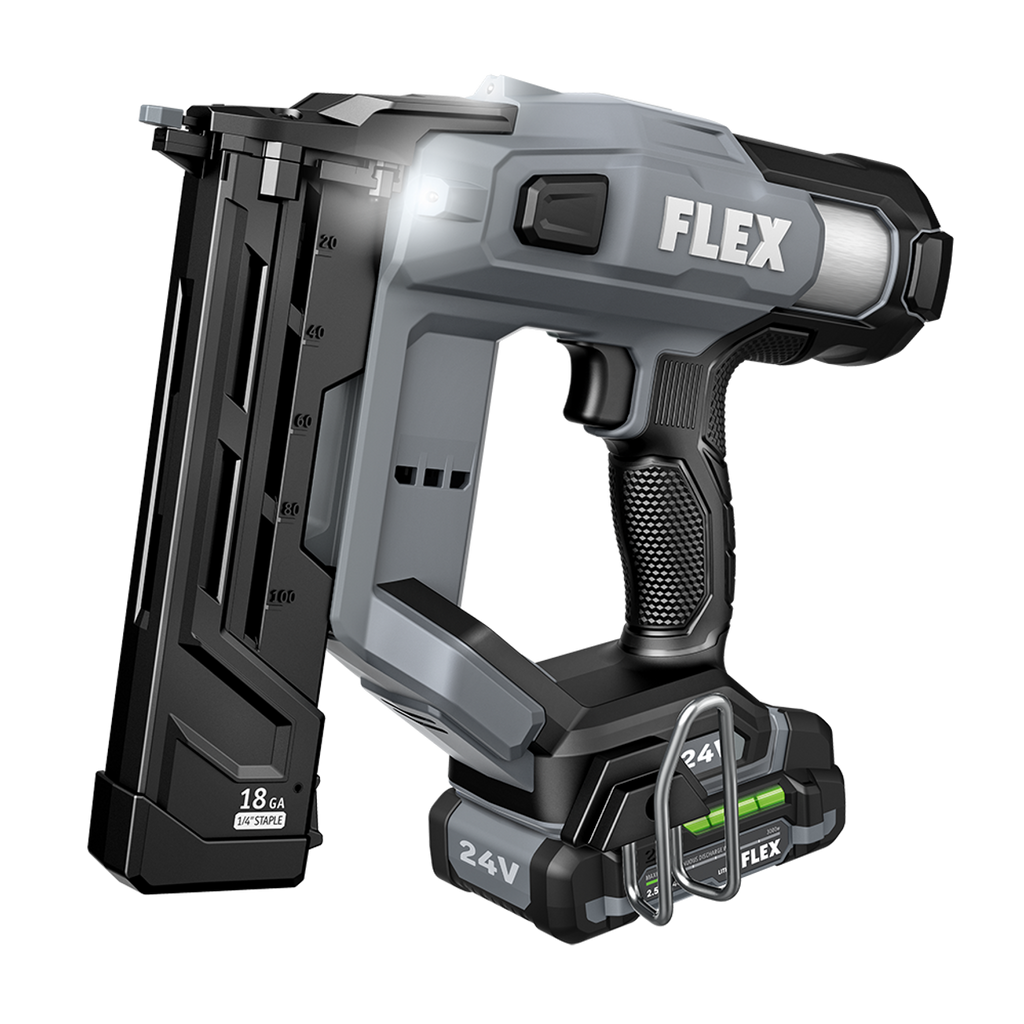 FLEX FL-FX4511-Z 24V 1/4in Narrow Crown Stapler Bare Tool
